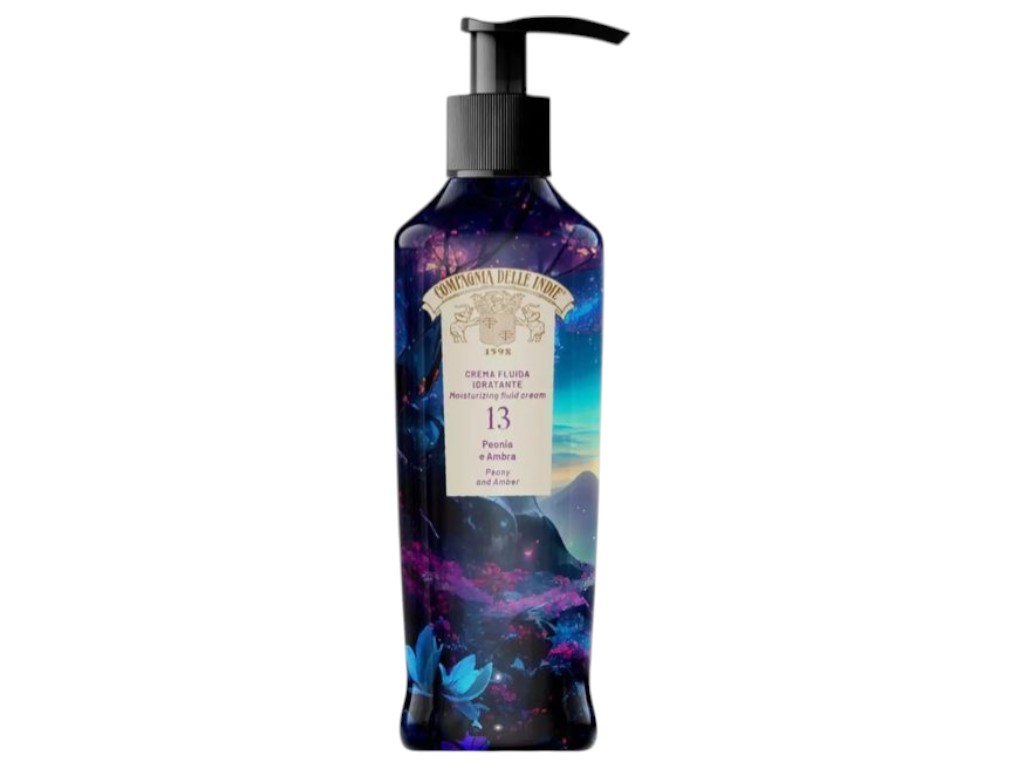 Крем для рук и тела Compagnia delle Indie, peonia e ambra, масла миндаля и ши, 250 мл