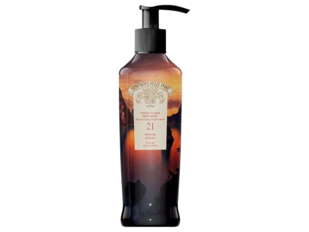 Крем для рук и тела Compagnia delle Indie, arancia e cuoio, масла ши и миндаля, 250 мл