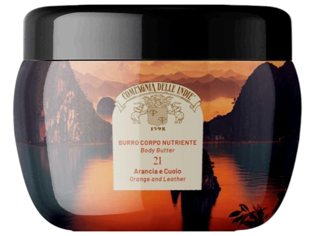 Масло для тела Compagnia delle Indie, arancia e cuoio, масла ши и миндаля, 250 мл