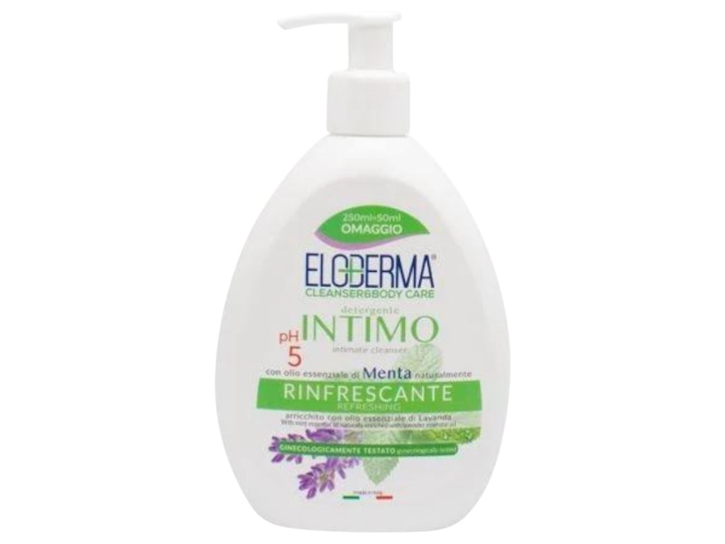 Крем-мило для інтимної гігієни Eloderma Intimate Cleanser Refreshing з м'ятою, 300мл