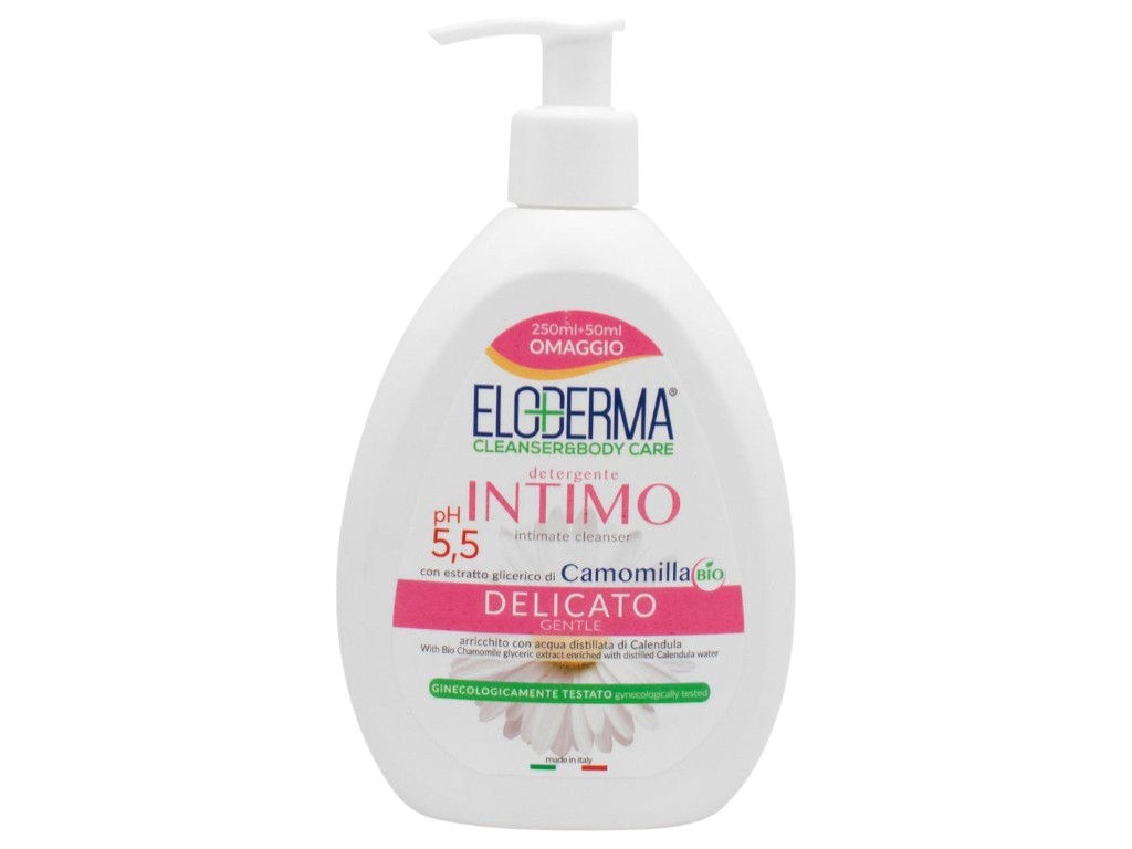 Крем-мило для інтимної гігієни Eloderma Intimate Cleanser Delicate з ромашкою, 300мл