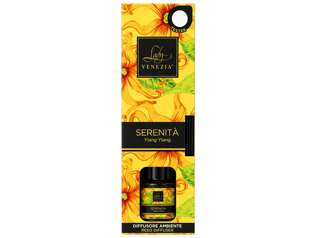 Аромадиффузор Lady Venezia Serenità Ylang Ylang, аромат иланг-иланга, 100 мл