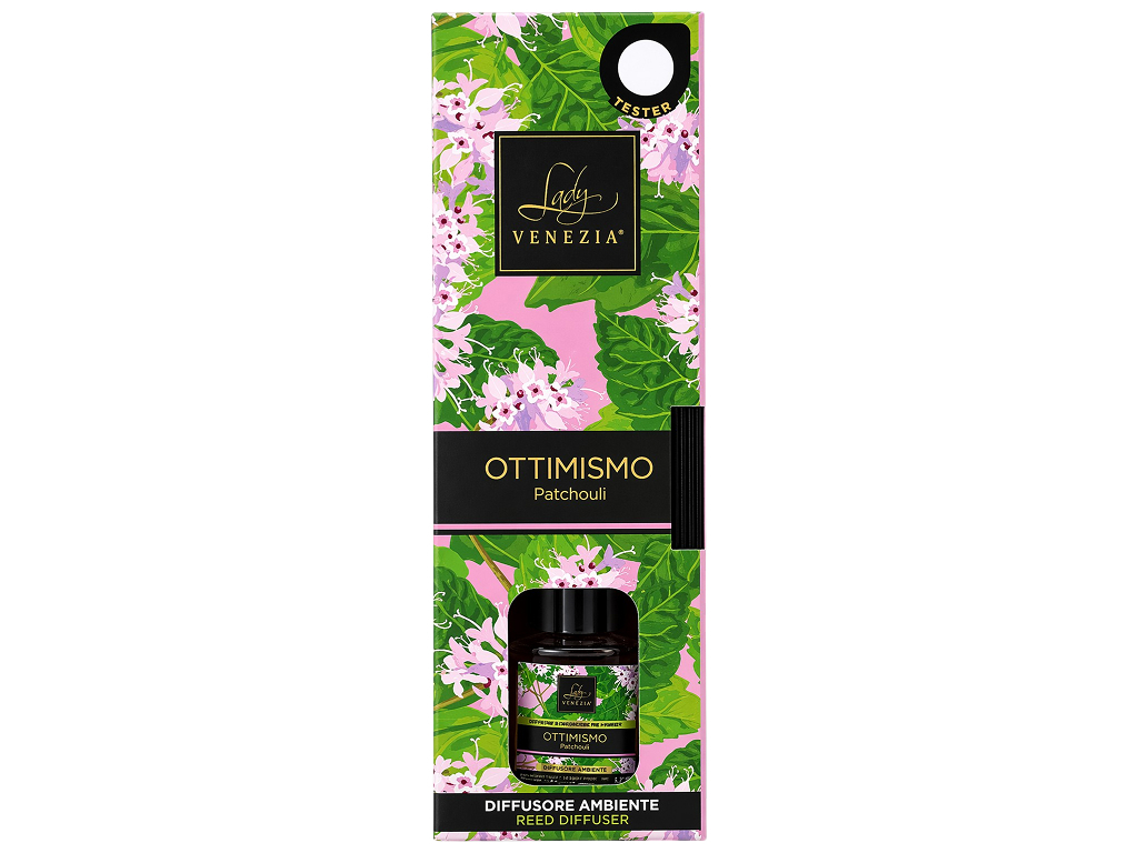 Аромадиффузор Lady Venezia Ottimismo Patchouli, аромат пачули, 100 мл
