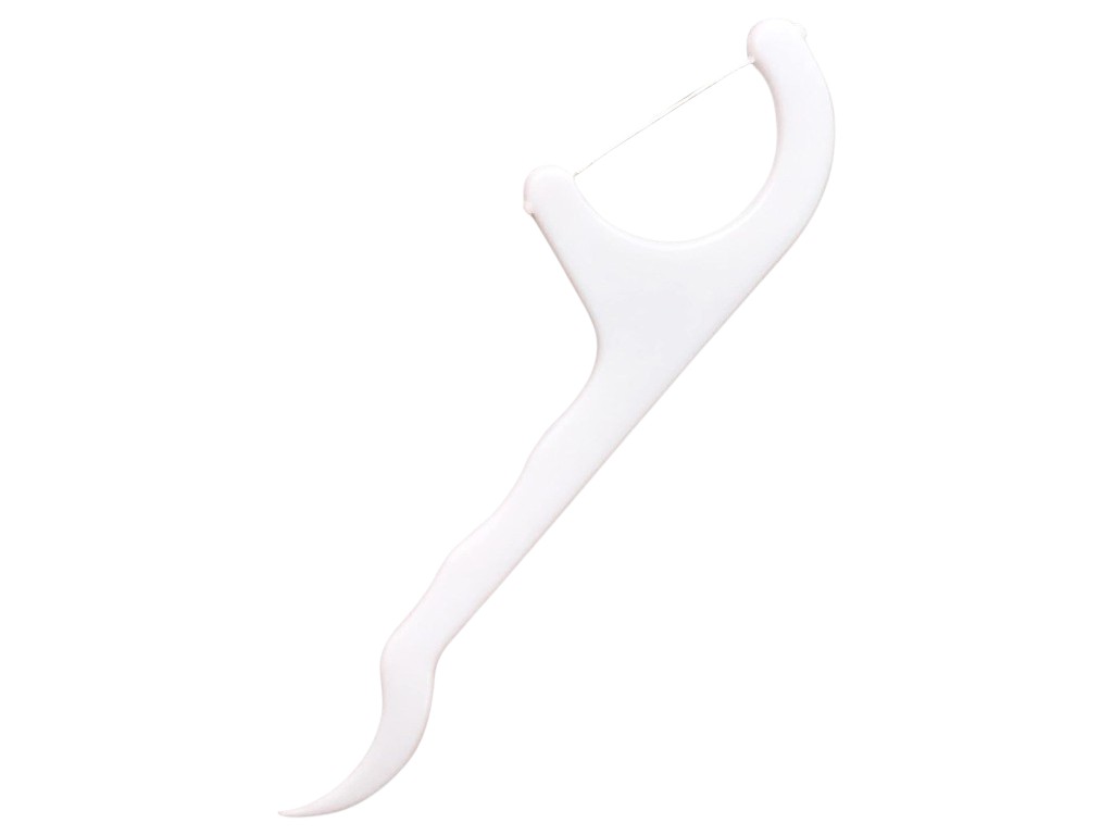 Зубные нити-палочки Farma Line, U-образная, нейлон, пластик, 14×8×0,8см, 30шт