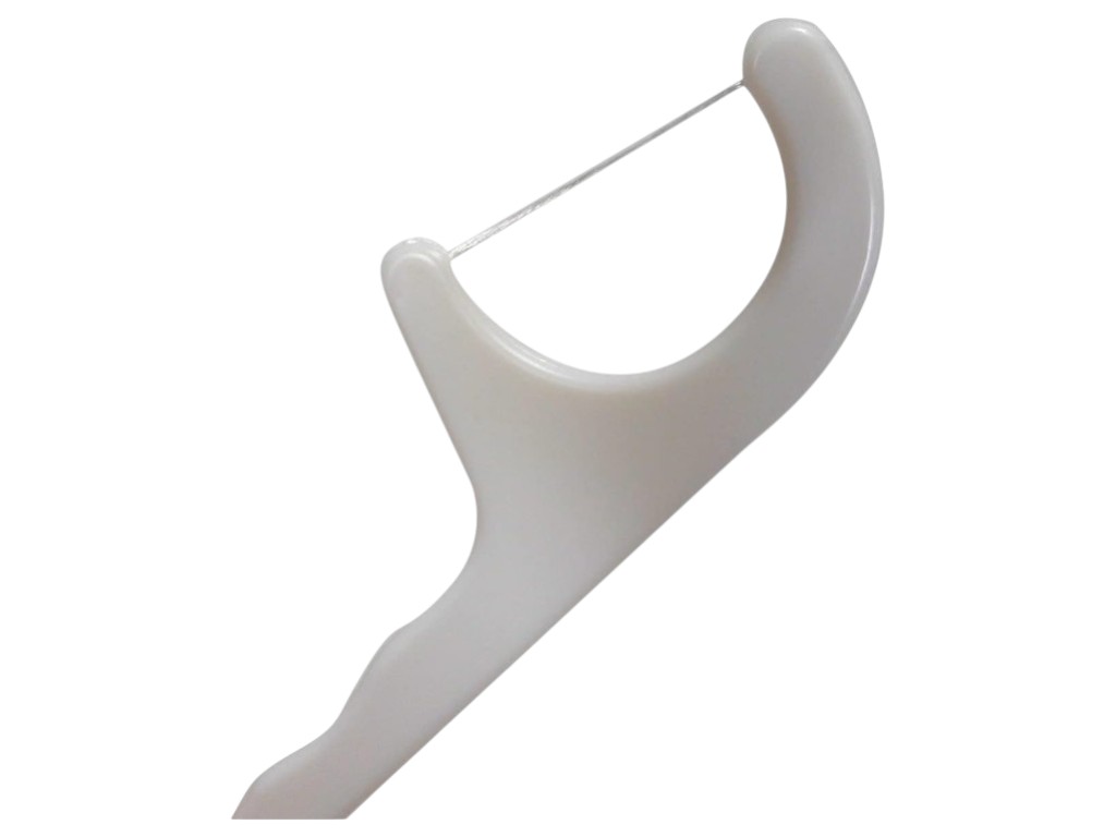 Зубные нити-палочки Farma Line, U-образная, нейлон, пластик, 14×8×0,8см, 30шт