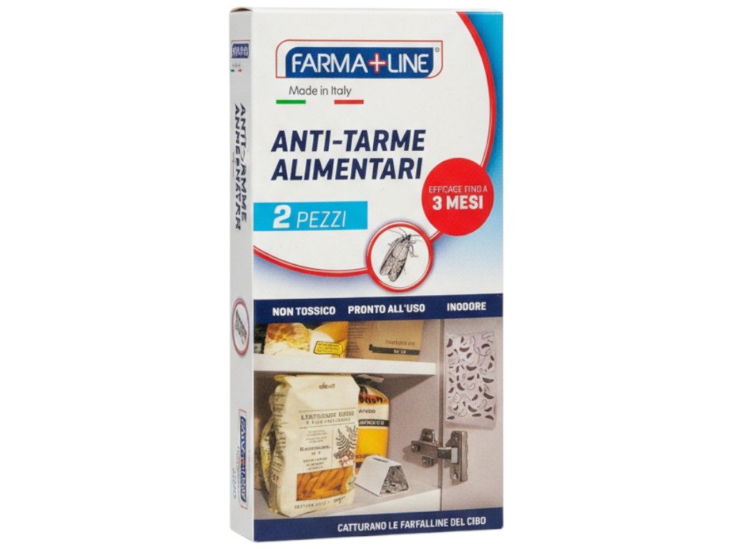 Пастка клейова Farma Line Anti-Tarme Alimentari, для контролю харчової молі, без запаху, 2шт