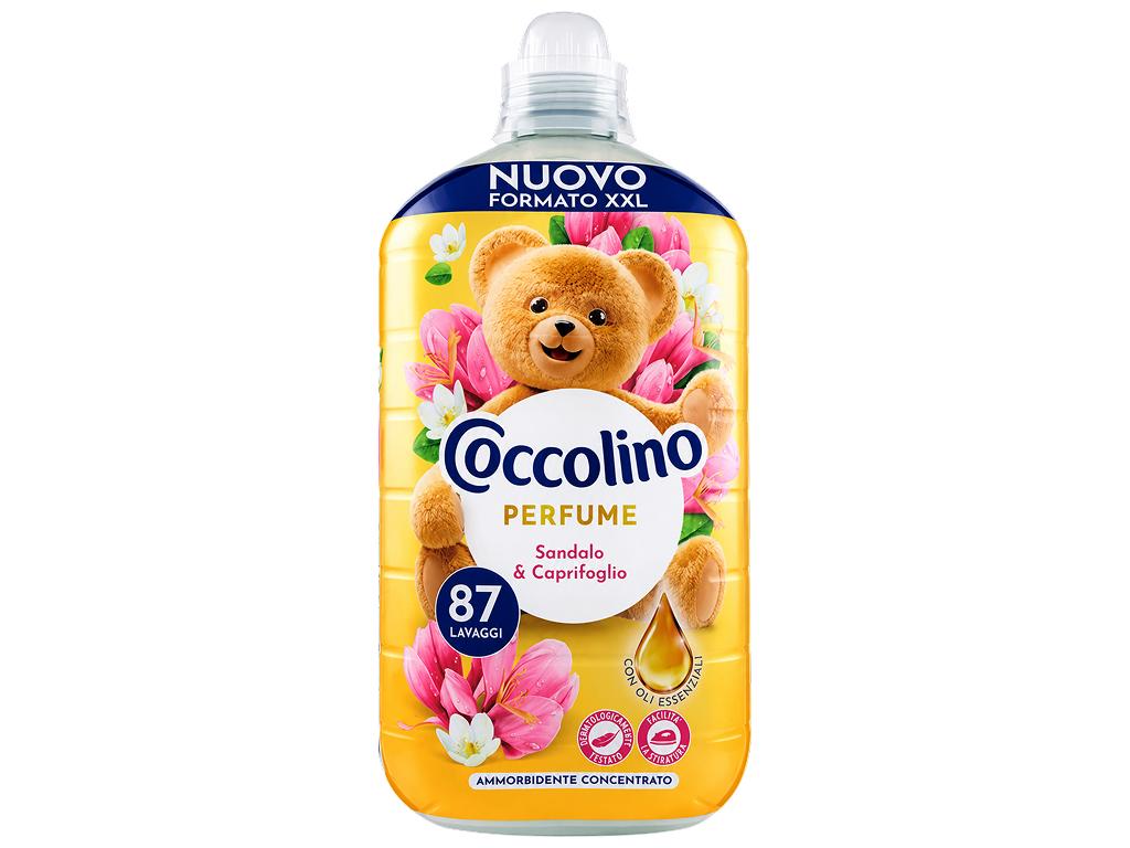 Кондиціонер для білизни Coccolino Perfume Sandalo &amp; Caprifoglio, 87 прань, 1,85л