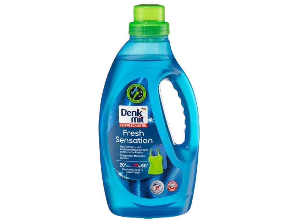 Средство для стирки Denkmit Fresh Sensation, для спец одежды, 35 циклов, с ароматом свежести, 1,5л