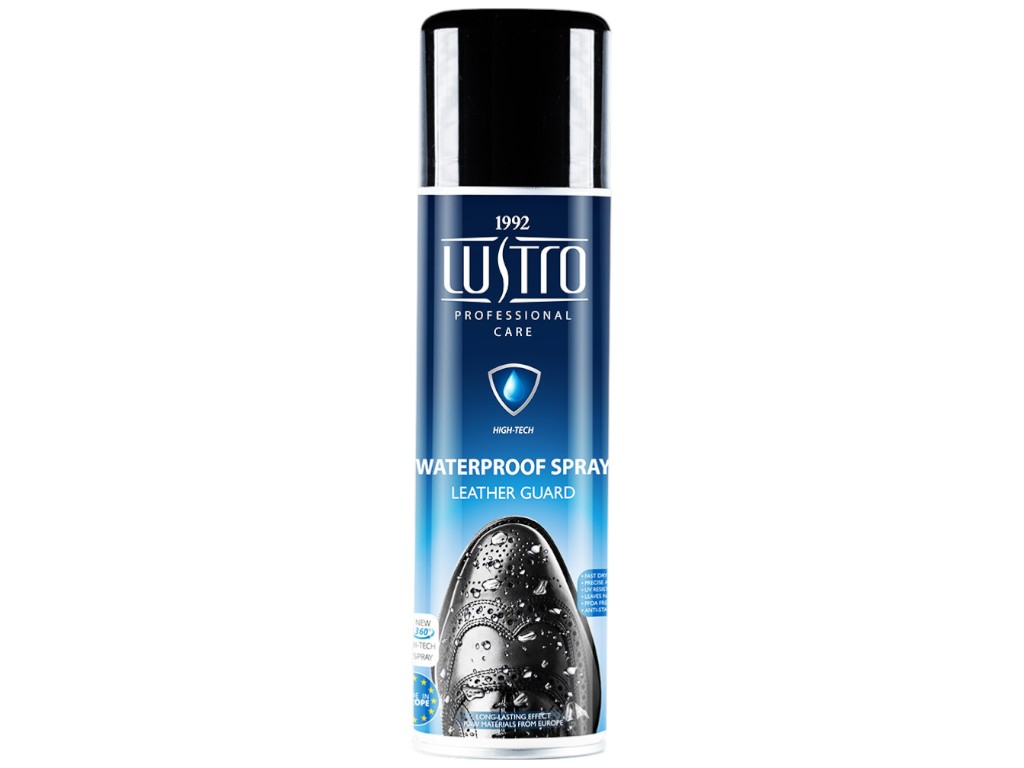 Спрей водоотталкивающий Lustro Leather Guard, для изделий из кожи и экокожи, 200мл, бесцветный
