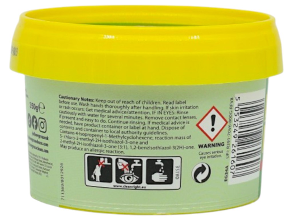 Паста Elbow Grease универсальная для чистки лимон, 350 г.