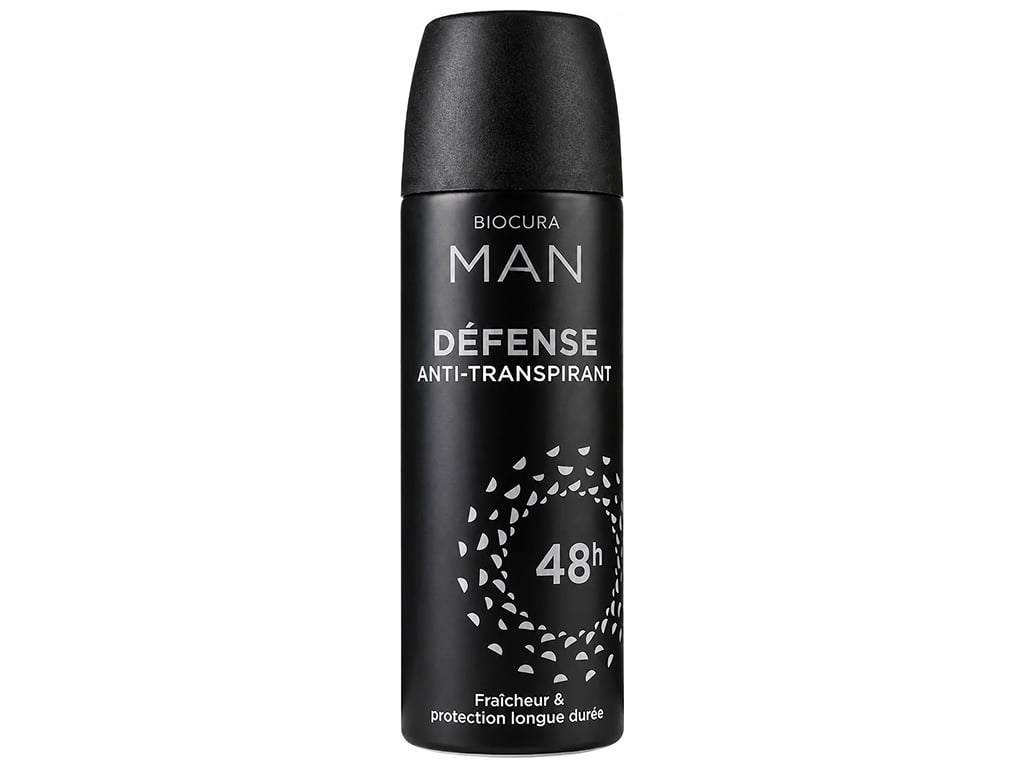 Мужской дезодорант-антиперспирант Biocura Man Defense, 48 часов защиты, 200 мл