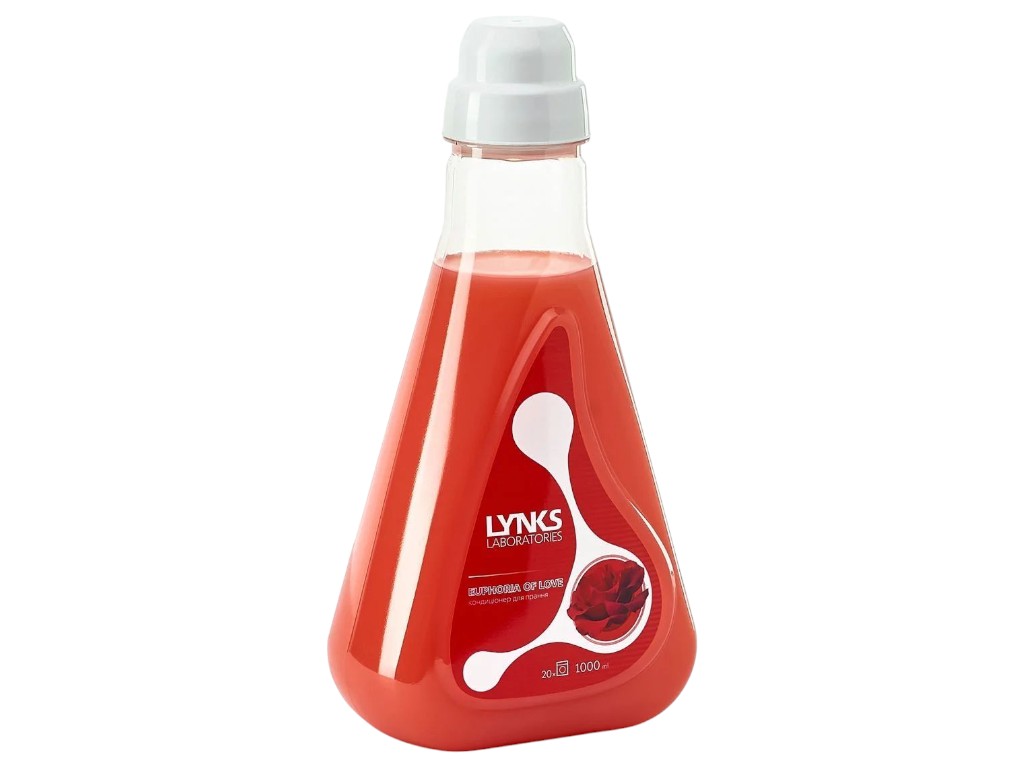Кондиционер для стирки Lynks laboratories euphoria of love, 20 стирок, 1000 мл