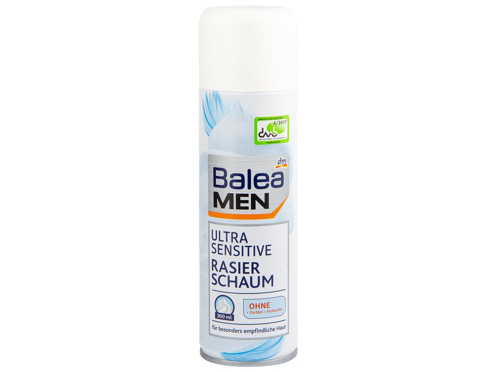 Пена для бритья Balea Men Ultra Sensitive для особо чувствительной кожи, 300 мл