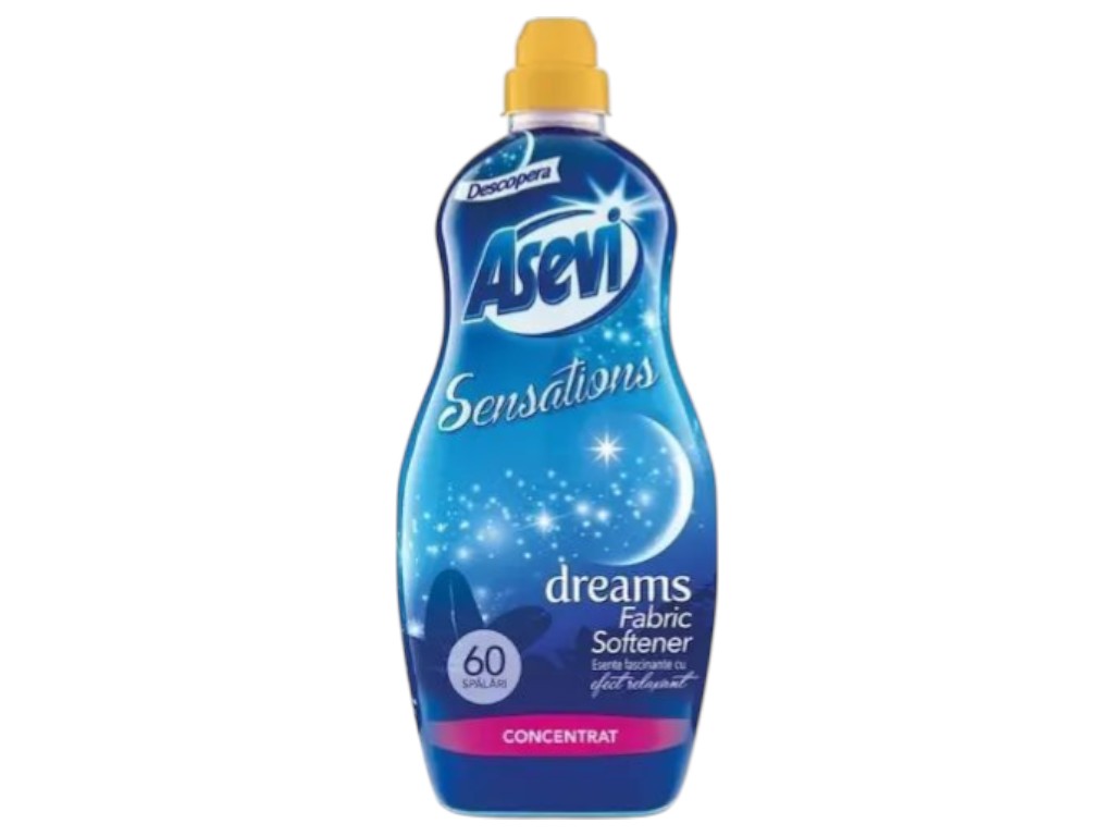 Кондиционер для белья Asevi dreams sensations, концентрат, 60 стирок, 1440 мл