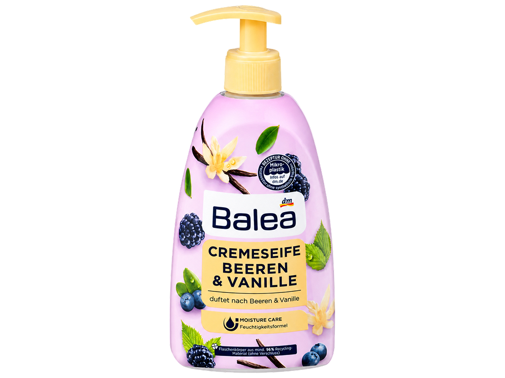 Жидкое крем-мыло Balea Beeren & Vanille с ароматом ягод и ванили, 500 мл