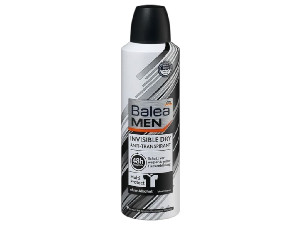 Дезодорант-антиперспирант Balea Men Invisible, спрей, 200 мл