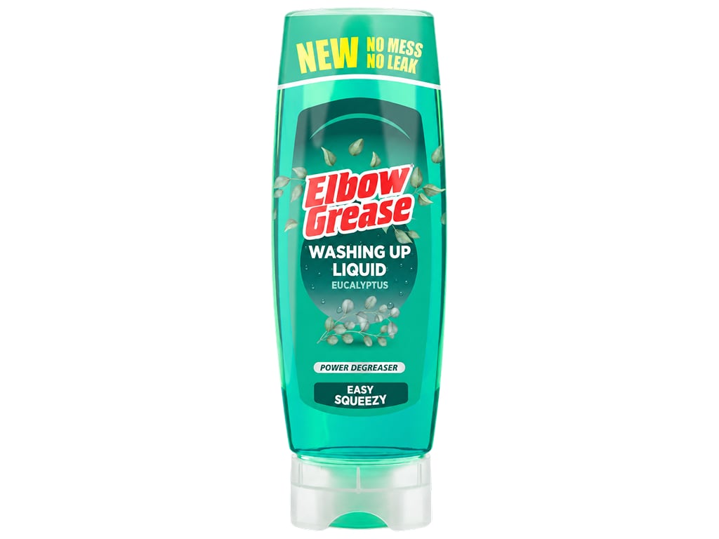 Концентрований засіб для миття посуду Elbow Grease Washing Up Liquid Eucalyptus, 450 мл