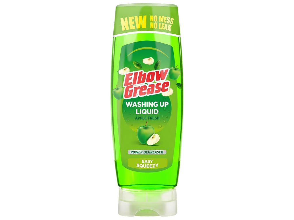 Концентрований засіб для миття посуду Elbow Grease Washing Up Liquid Apple Fresh, 450мл