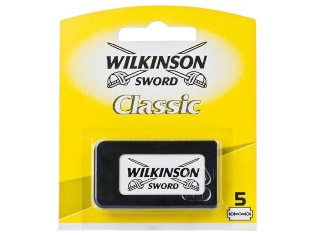 Леза Wilkinson Sword Classic, нержавіюча сталь, тефлон, 5шт