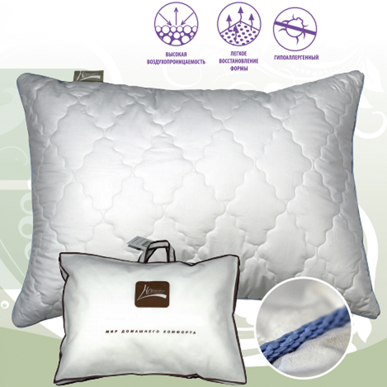 Подушка "Лебединий пух - Snow" 70x70см Homefort 2010015