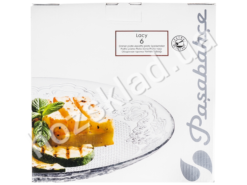 Тарелка глубокая Pasabahce Lacy D24,8см (цена за набор 6шт)