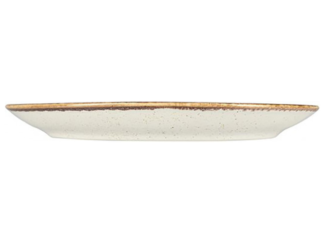 Тарелка овальная Porland Beige, 18см