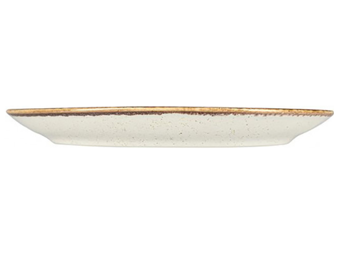 Тарілка овальна Porland Beige, 24см