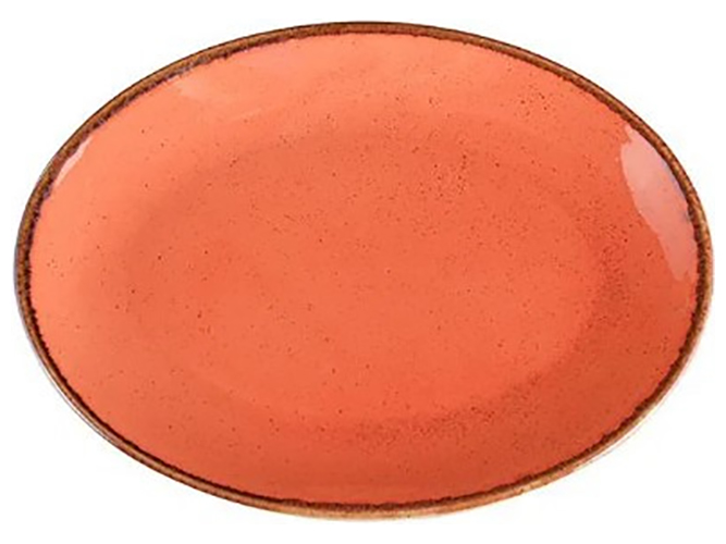Тарілка обідня Porland Orange, 24см