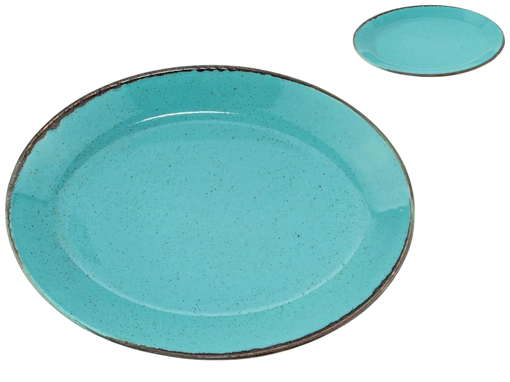 Тарілка обідня Porland Turquoise, 24см