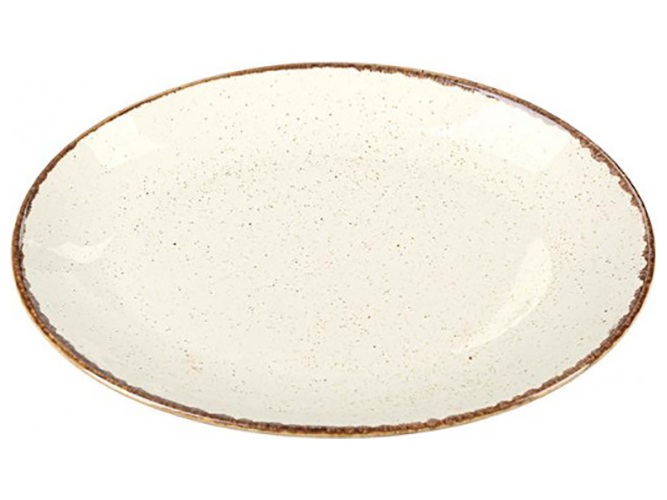 Тарілка овальна Porland Beige, 31см