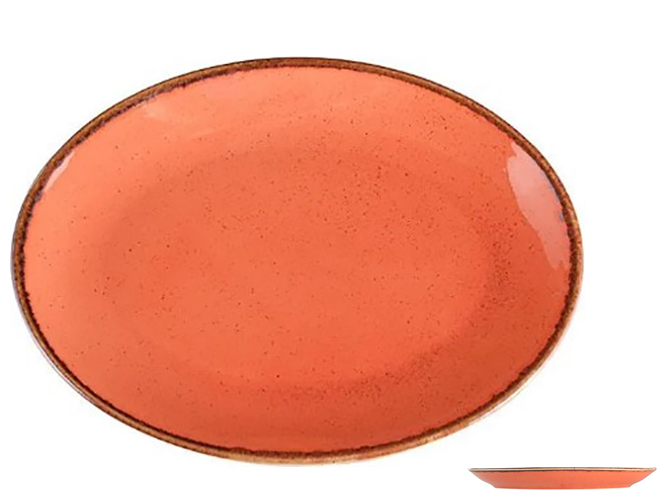 Тарілка обідня Porland Orange, 31см