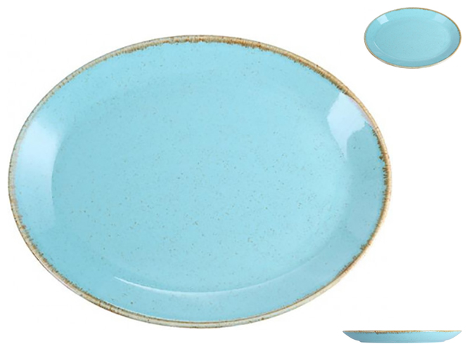 Тарілка обідня Porland Turquoise, 31см
