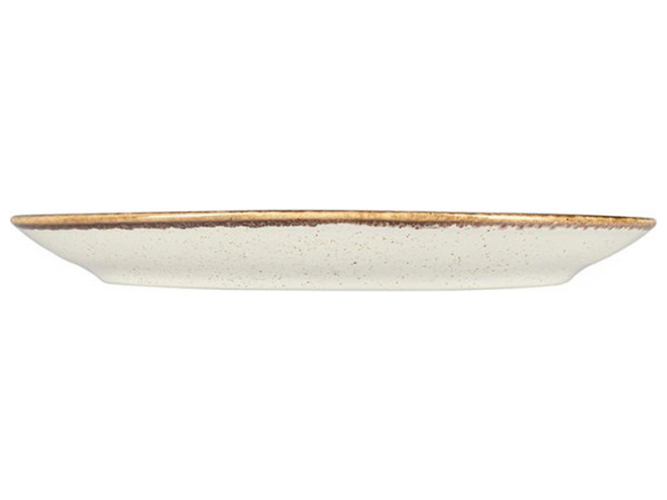 Тарілка овальна Porland Beige, 36см