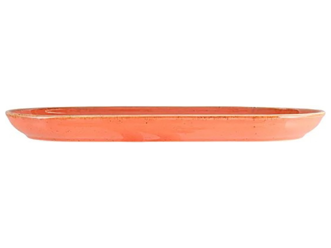 Тарілка овальна Porland Orange, 30см