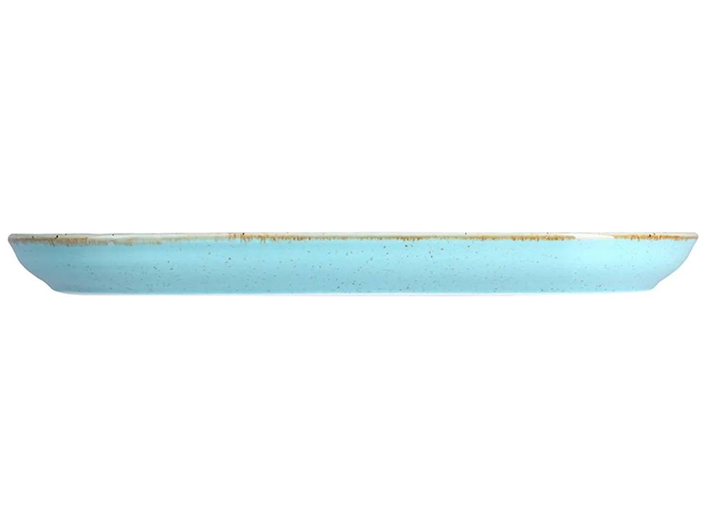 Тарілка овальна Porland Turquoise, 30см