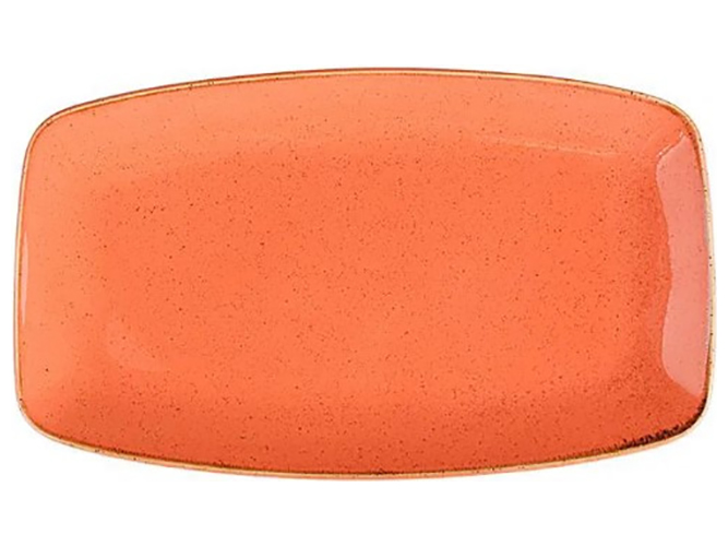 Тарілка прямокутна Porland Orange, 31х18см
