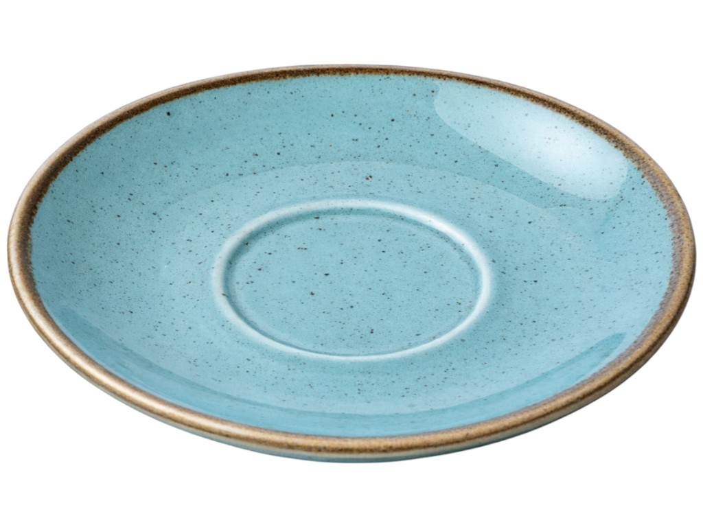 Блюдце Turquoise Porland, фарфор, 12х1,9см, цвет бирюзовый