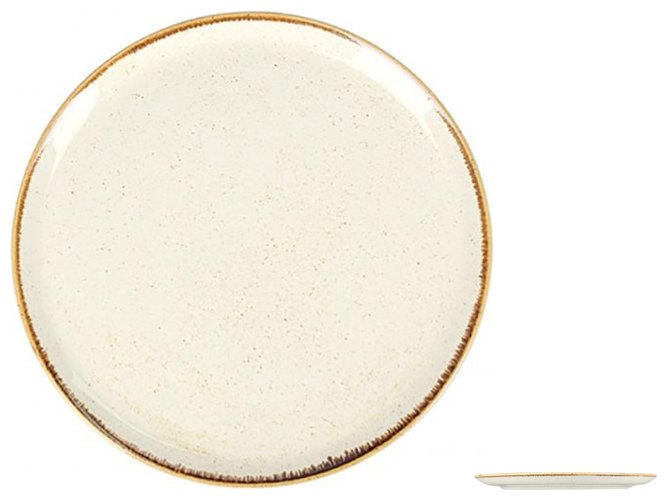 Тарілка для піци Porland Beige, 28см