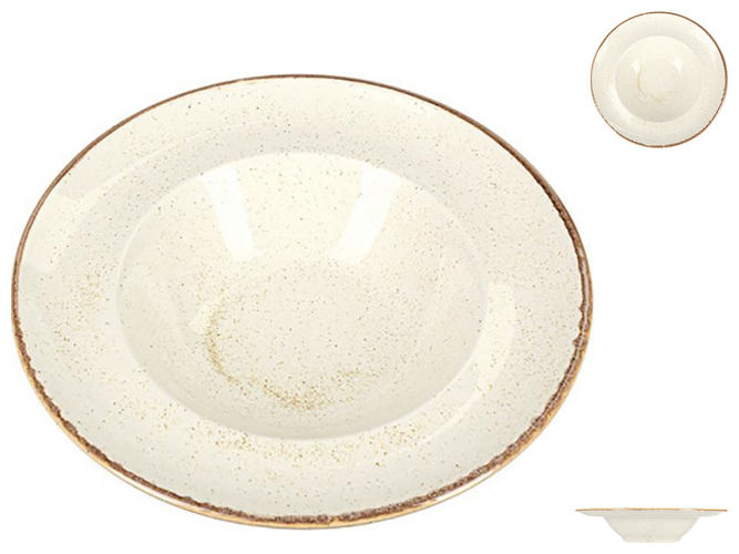 Тарілка для пасти Porland Beige, 31см