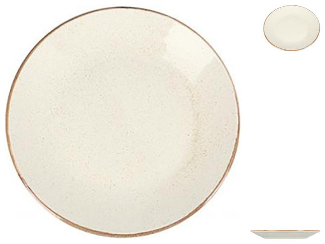 Тарілка десертна Porland Beige, 18см