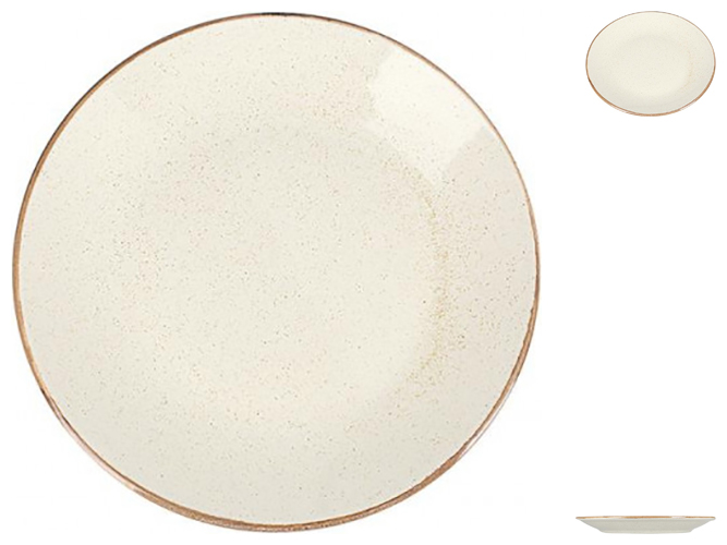 Тарілка обідня Porland Beige, 28см