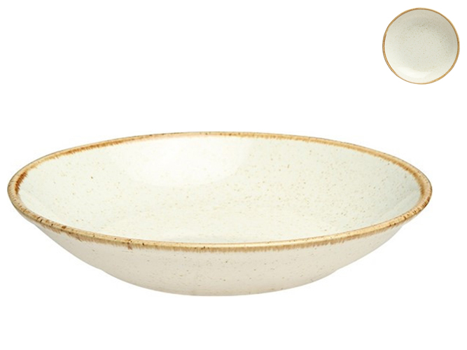 Тарілка глибока Porland Beige, 21см