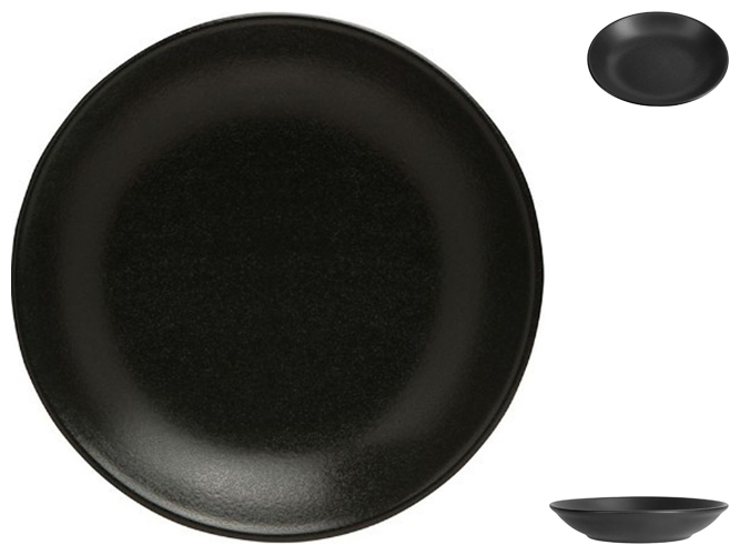 Тарілка глибока Porland Black, 26см