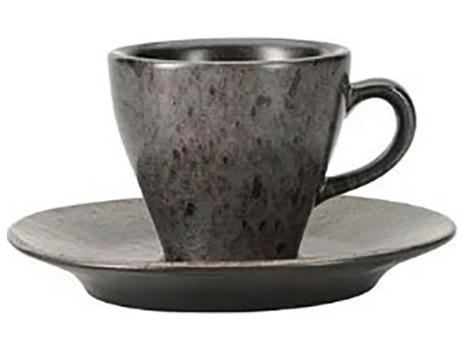 Набор для кофе Porland Ironstone, чашка 75мл, блюдце 12см (цена за набор 2 предмета)