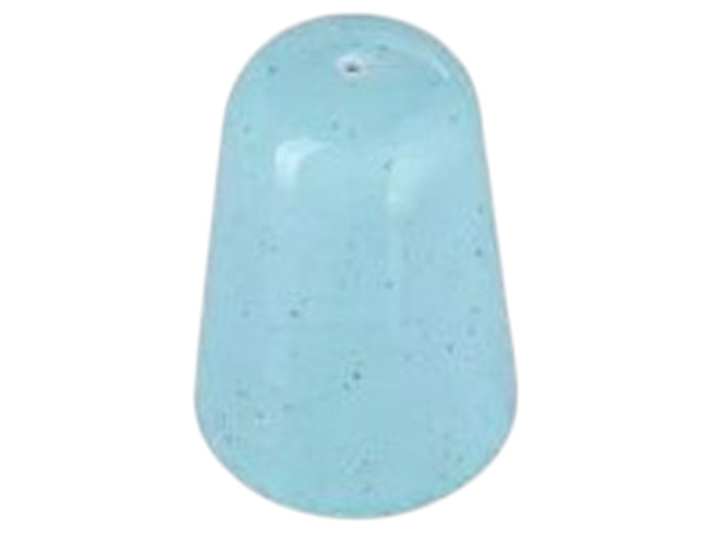 Перечница Porland Turquoise, фарфор, цвет бирюзовый, 5 х 7 см