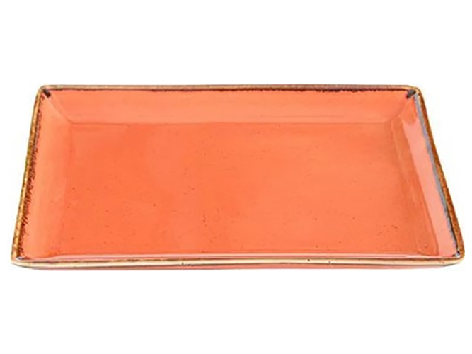 Блюдо для подачи Porland Orange, 18х13см