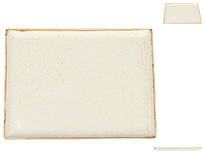 Блюдо для подачі Porland Beige, 27х21см