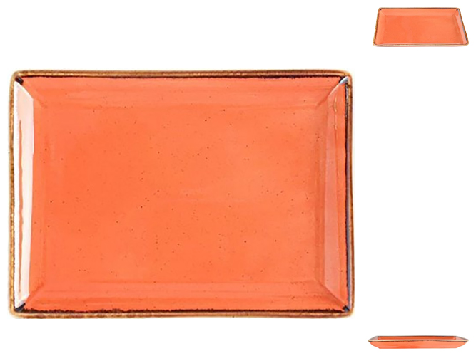 Блюдо для подачи Porland Orange, 27х21см