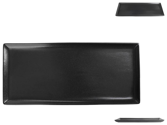 Блюдо для подачи Porland Black, 36х16см