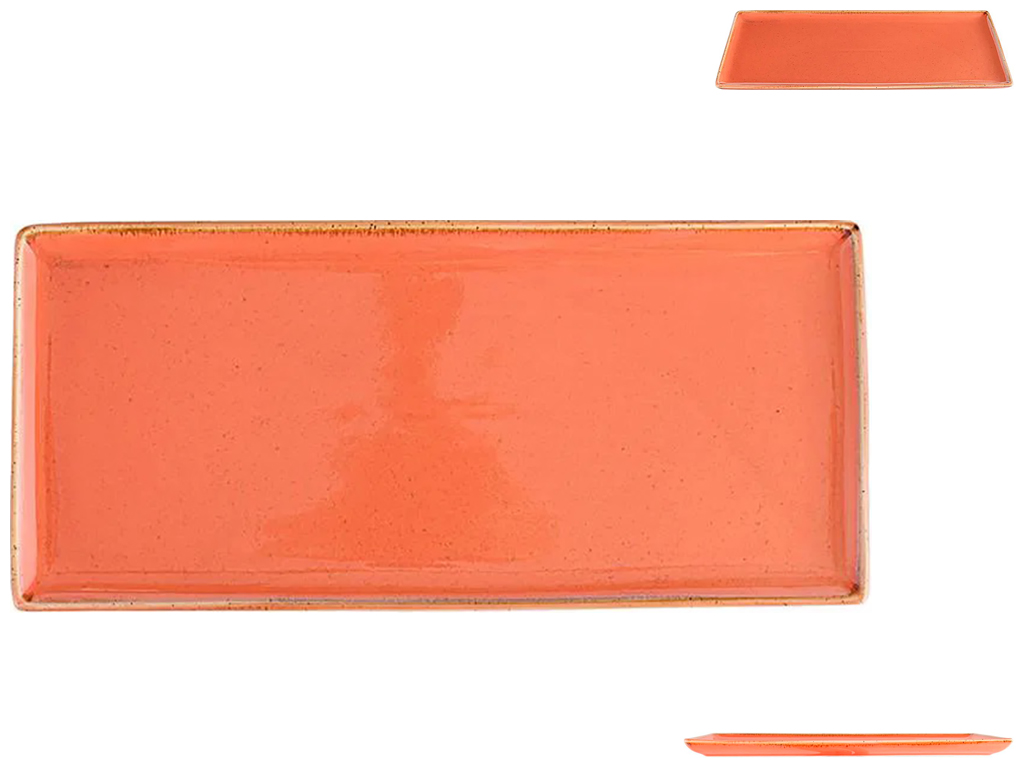 Блюдо для подачи Porland Orange, 36х16см